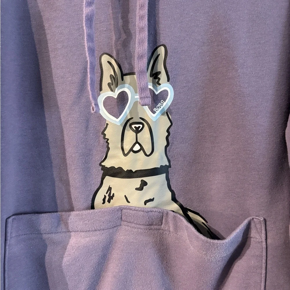 BOBS Skechers Dog Hoodie Womens Medium Purple Pullover Sweatshirt
(333) - Picture 2 of 5